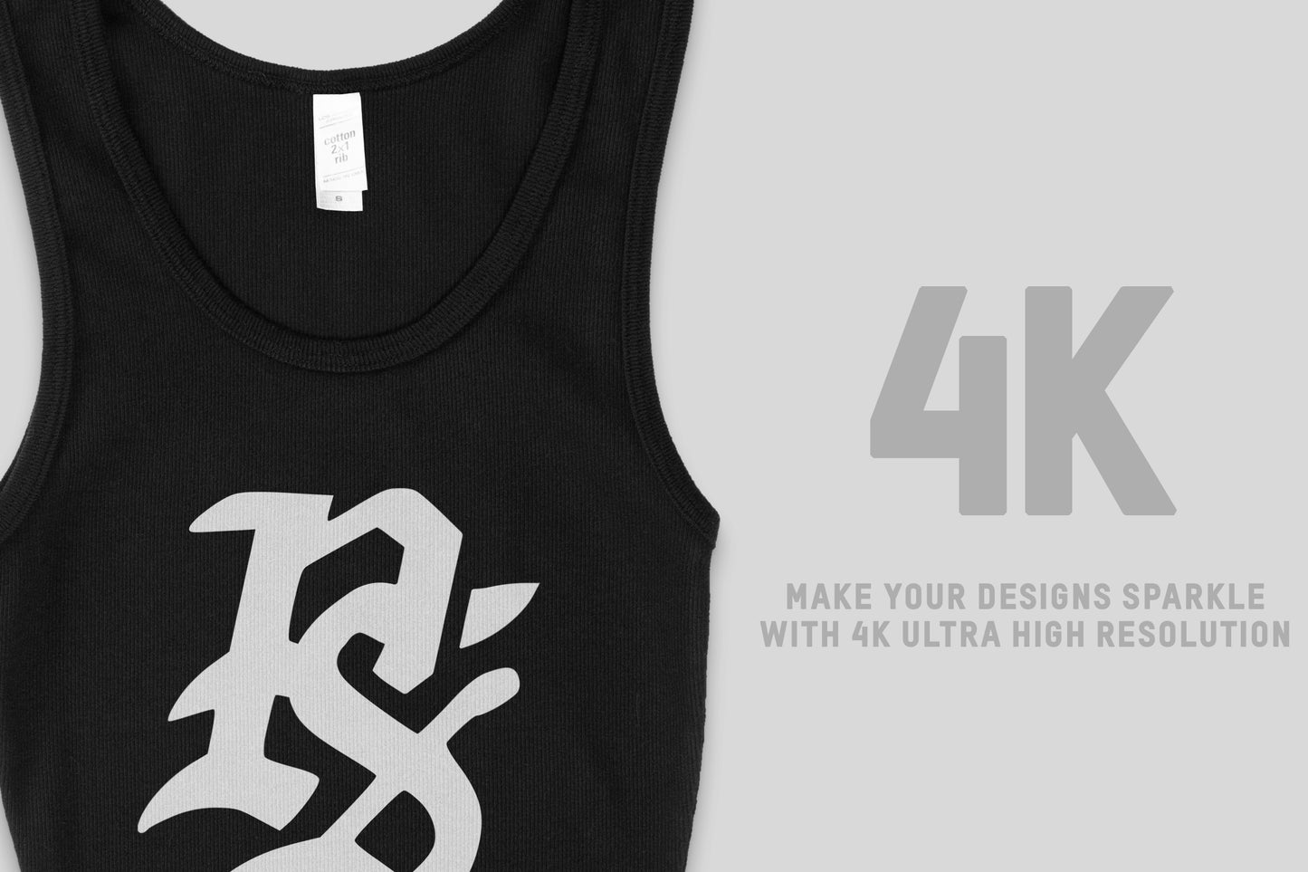 Los Angeles Apparel 3380GD Rib Crop Tank Mockups