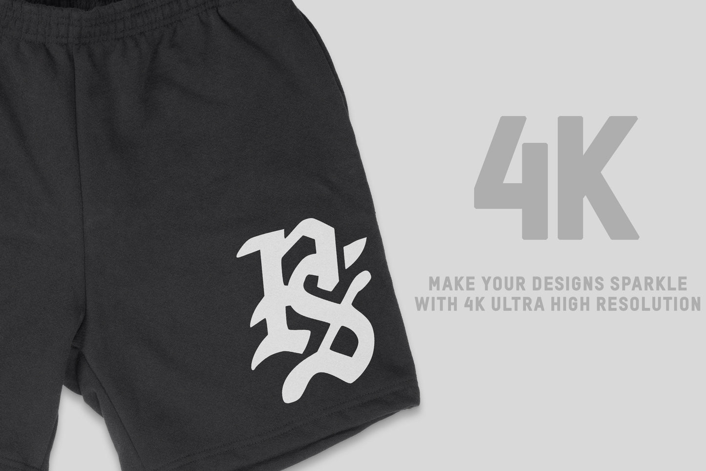 Los Angeles Apparel HF02 Heavy Fleece Short Mockups