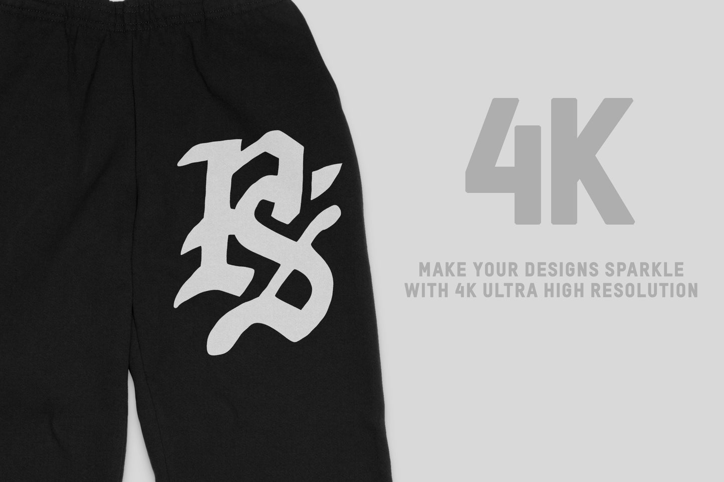 Los Angeles Apparel HF04 Heavy Fleece Pants Mockups