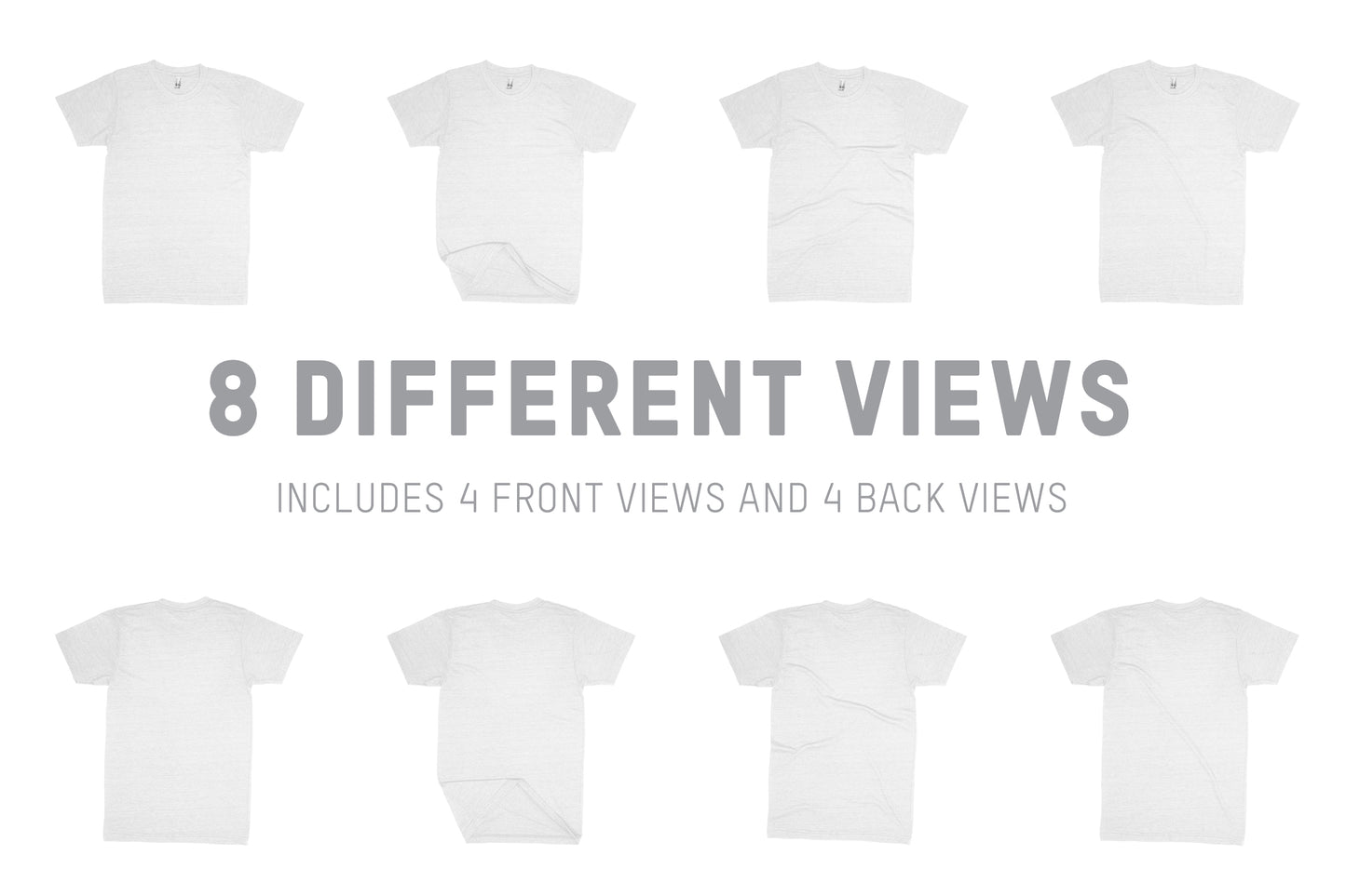 Los Angeles Apparel TR01 Triblend T-Shirt Mockups