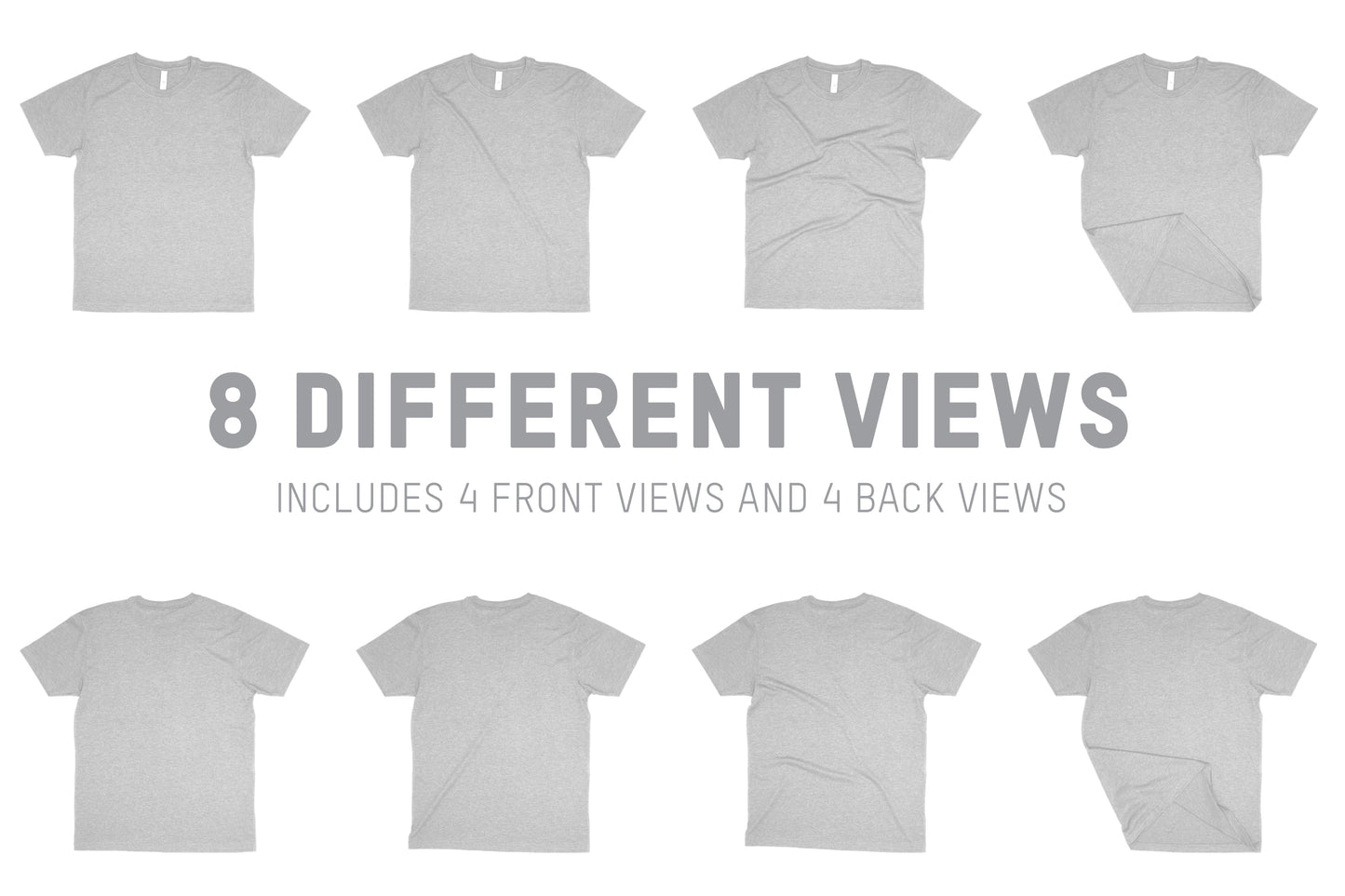 Next Level 6010 Tri-Blend Crew T-Shirt Mockups