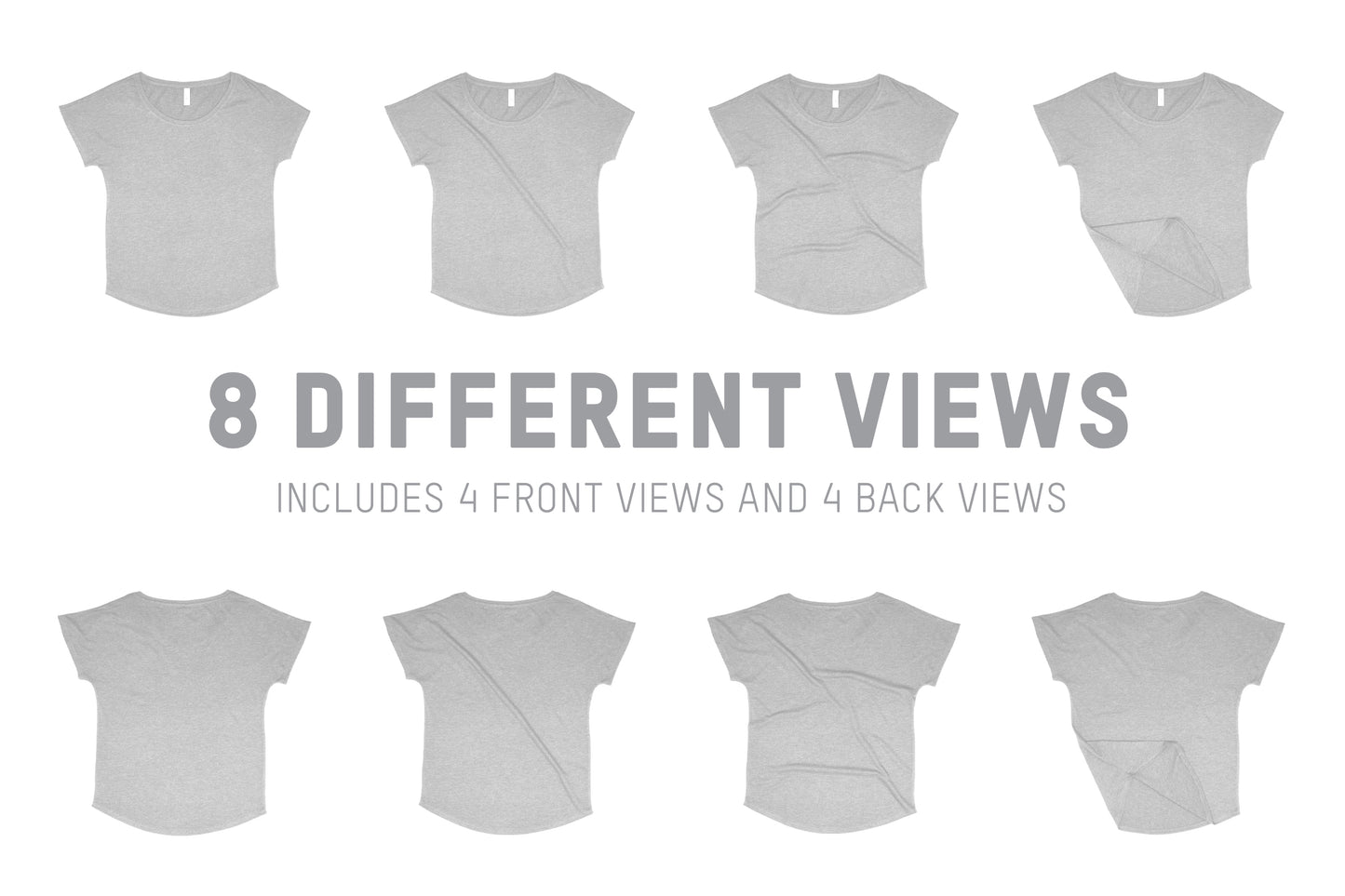 Next Level 6760 Women's Tri-Blend Dolman Mockups