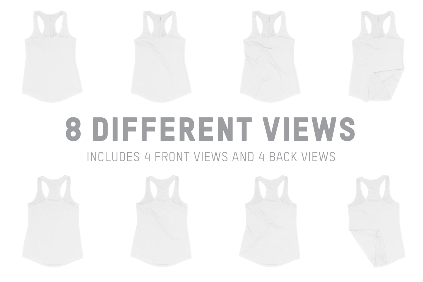 Next Level 6933 Terry Racerback Tank Mockups
