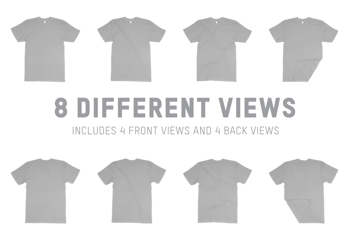 Next level 7410S Power Crew T-Shirt Mockups