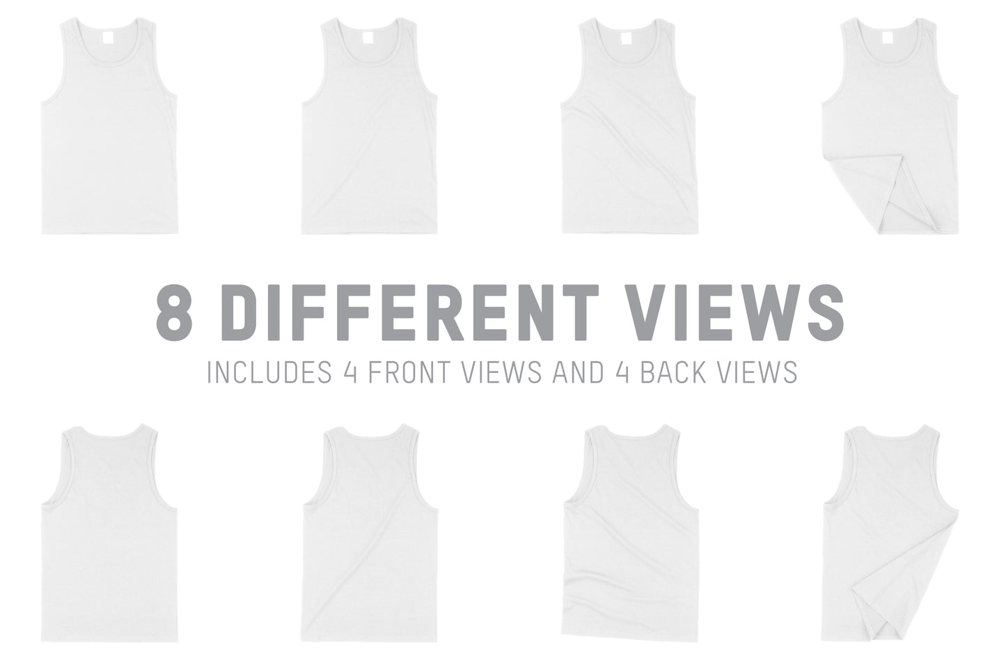 Port & Company PC54TT Core Tank Top Mockups