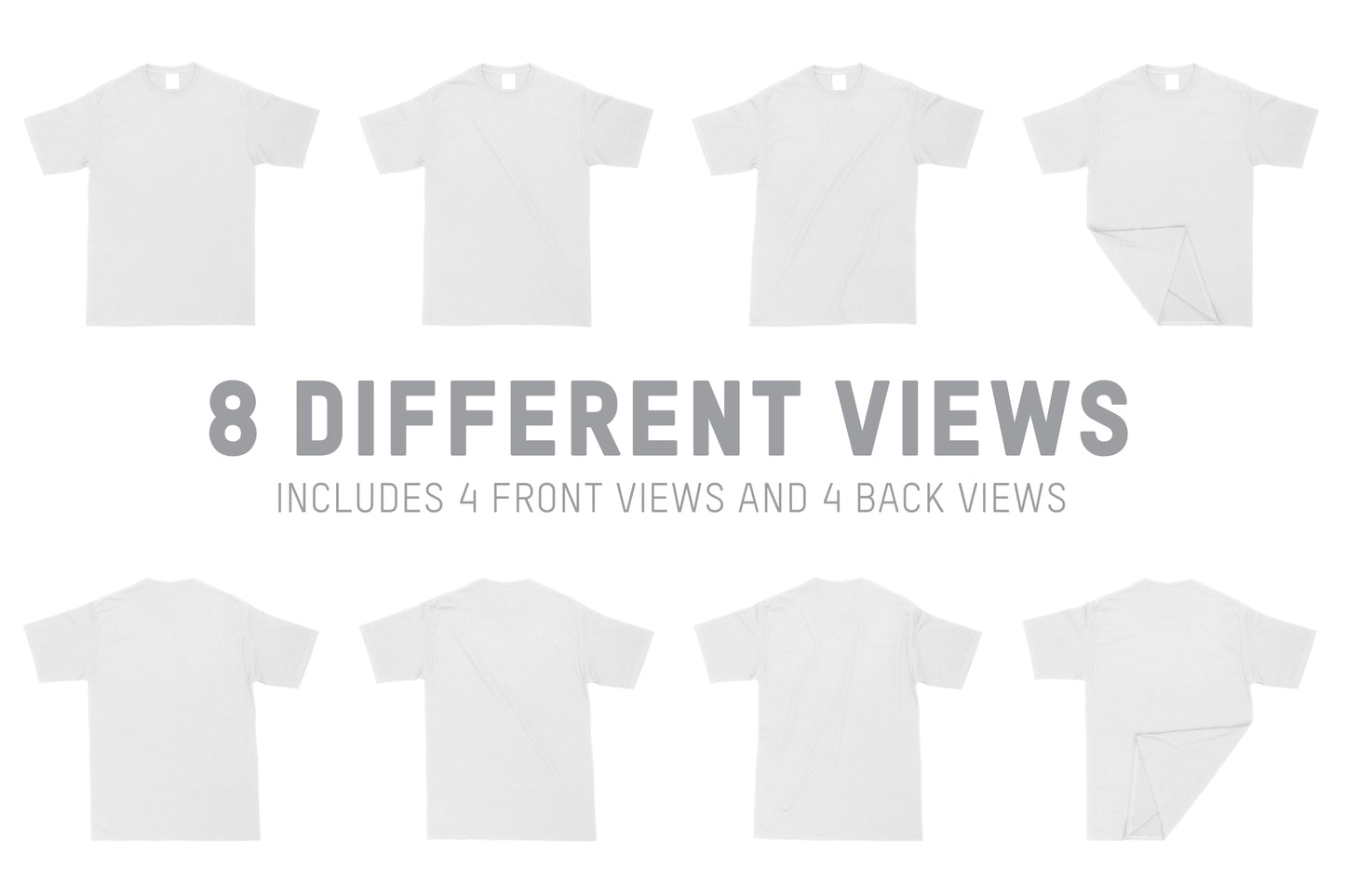 Port & Company 55T Tall Core T-Shirt Mockups