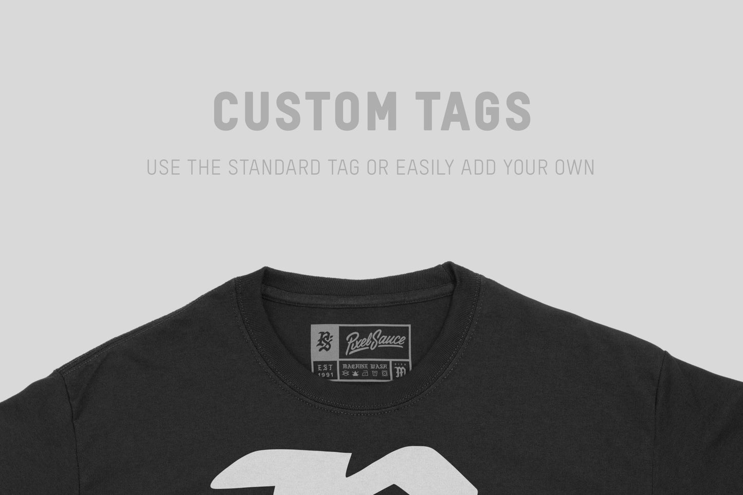 Port & Company 55T Tall Core T-Shirt Mockups