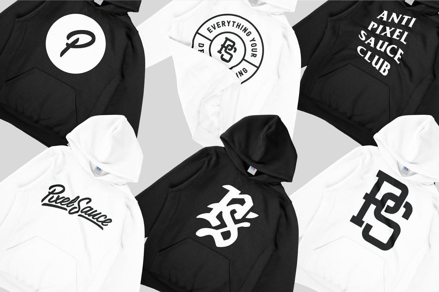 Russell Athletic 695HBM Dri-Power Fleece Hoodie Mockups