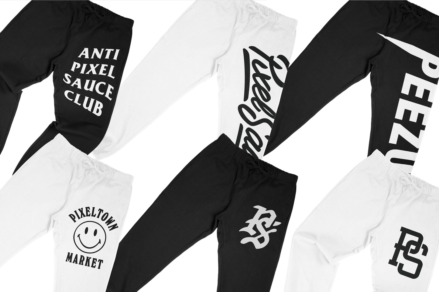 Shaka Wear 14oz Los Angeles Heavyweight Sweatpants Mockups