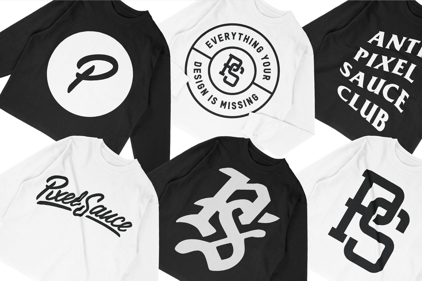 Velour Garments 290GSM Longsleeve T-Shirt Mockups