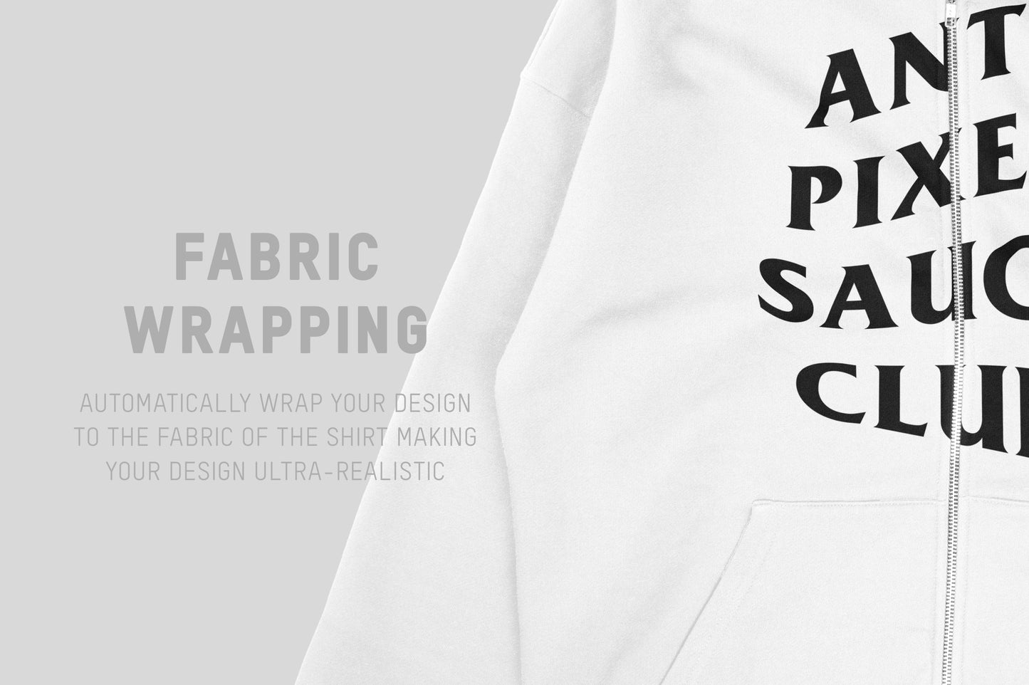 Velour Garments 400GSM Zipper Hoodie Mockups