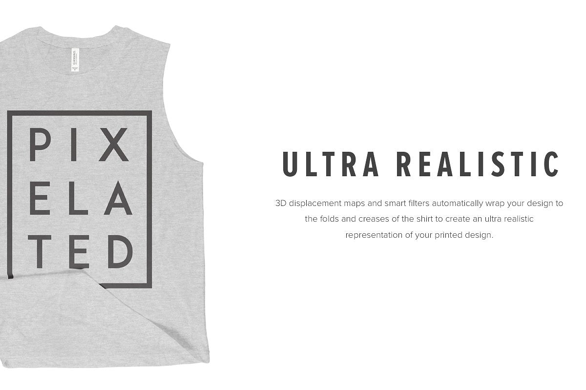 Bella + Canvas 3483 Muscle Tank Mockups