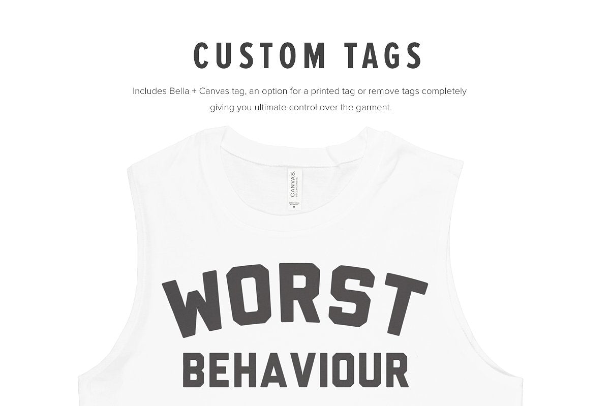 Bella + Canvas 3483 Muscle Tank Mockups