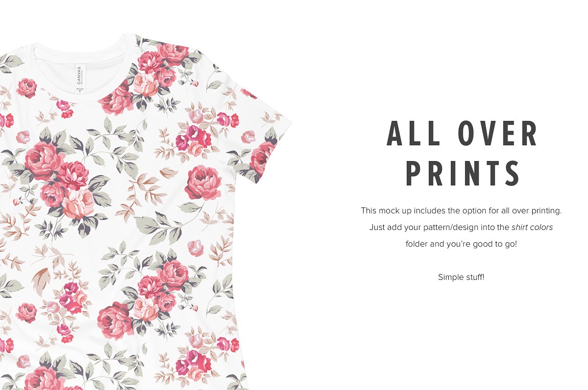 Bella + Canvas 6400 Women's T-Shirt Mockups