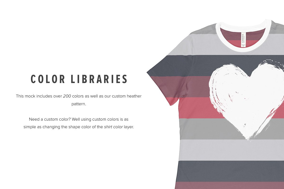 Bella + Canvas 6400 Women's T-Shirt Mockups