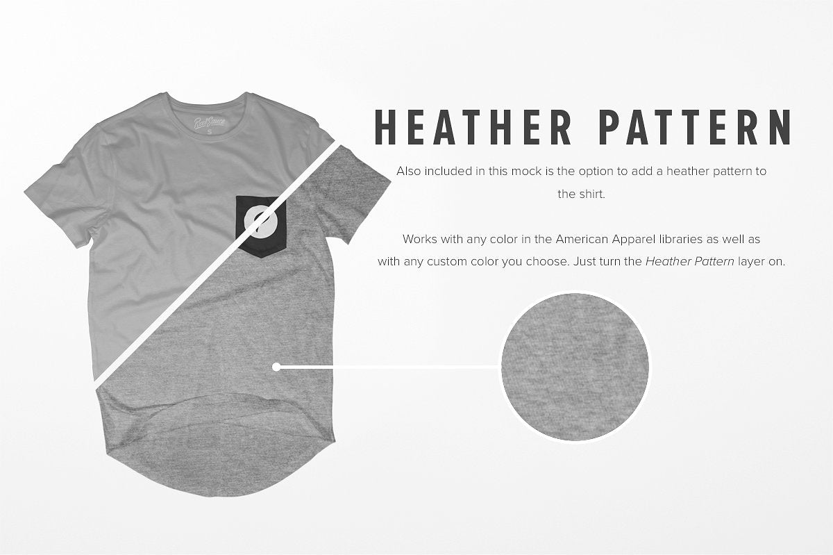 Premium Pocket T-Shirt Mockups