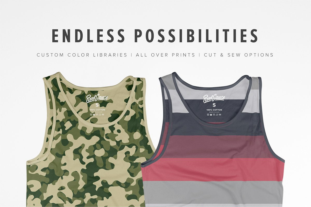 Premium Men's Tank Top Mockups