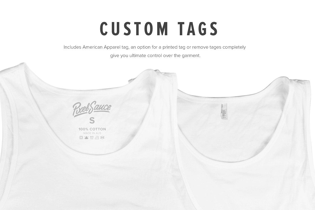 Premium Men's Tank Top Mockups