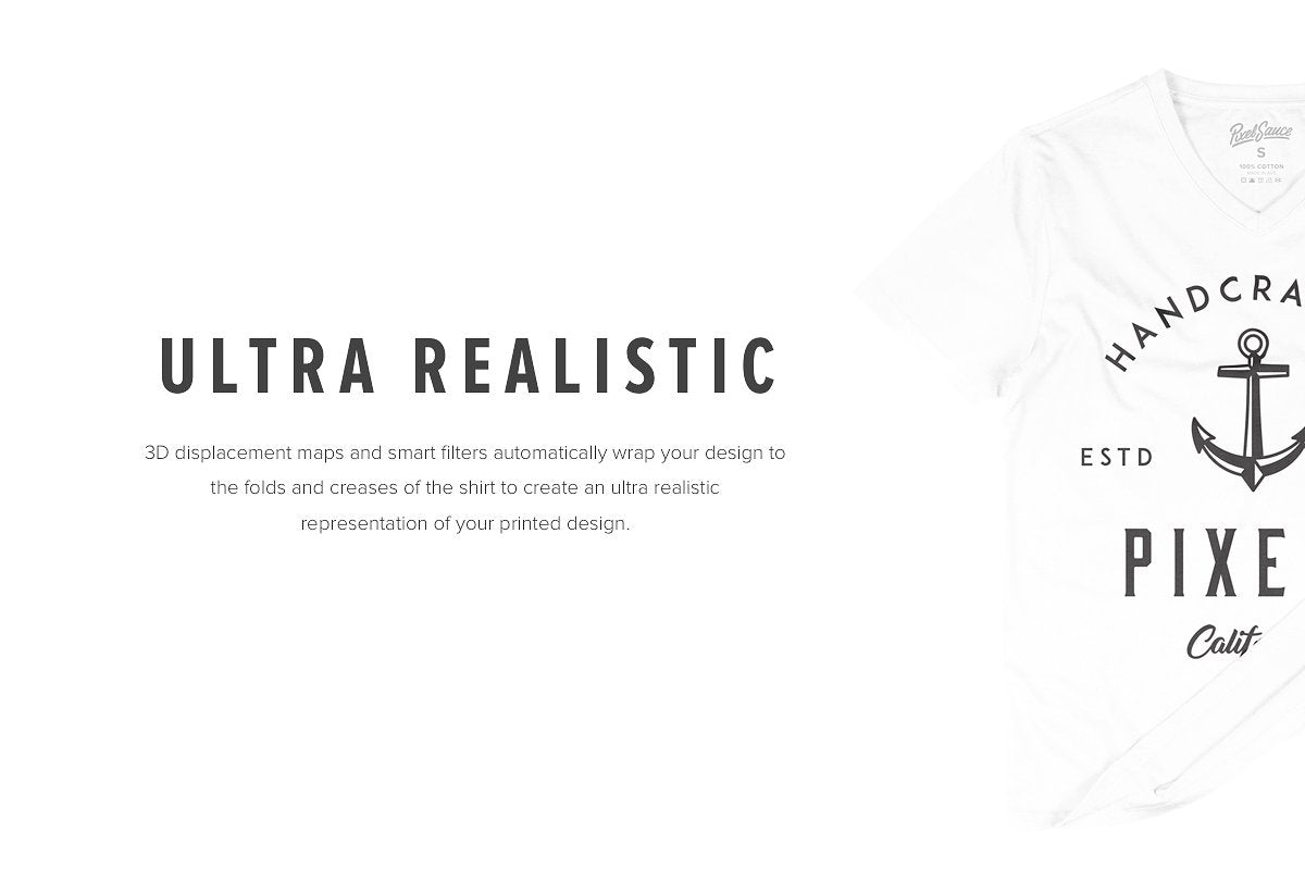 Premium Men's V-Neck Mockups