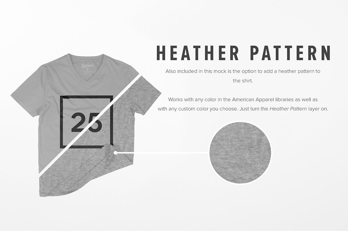 Premium Men's V-Neck Mockups