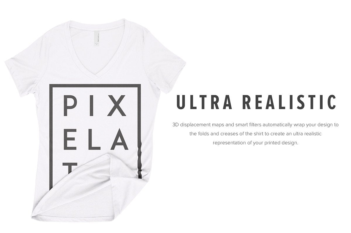 Next Level 6044 Women's V-Neck Mockups