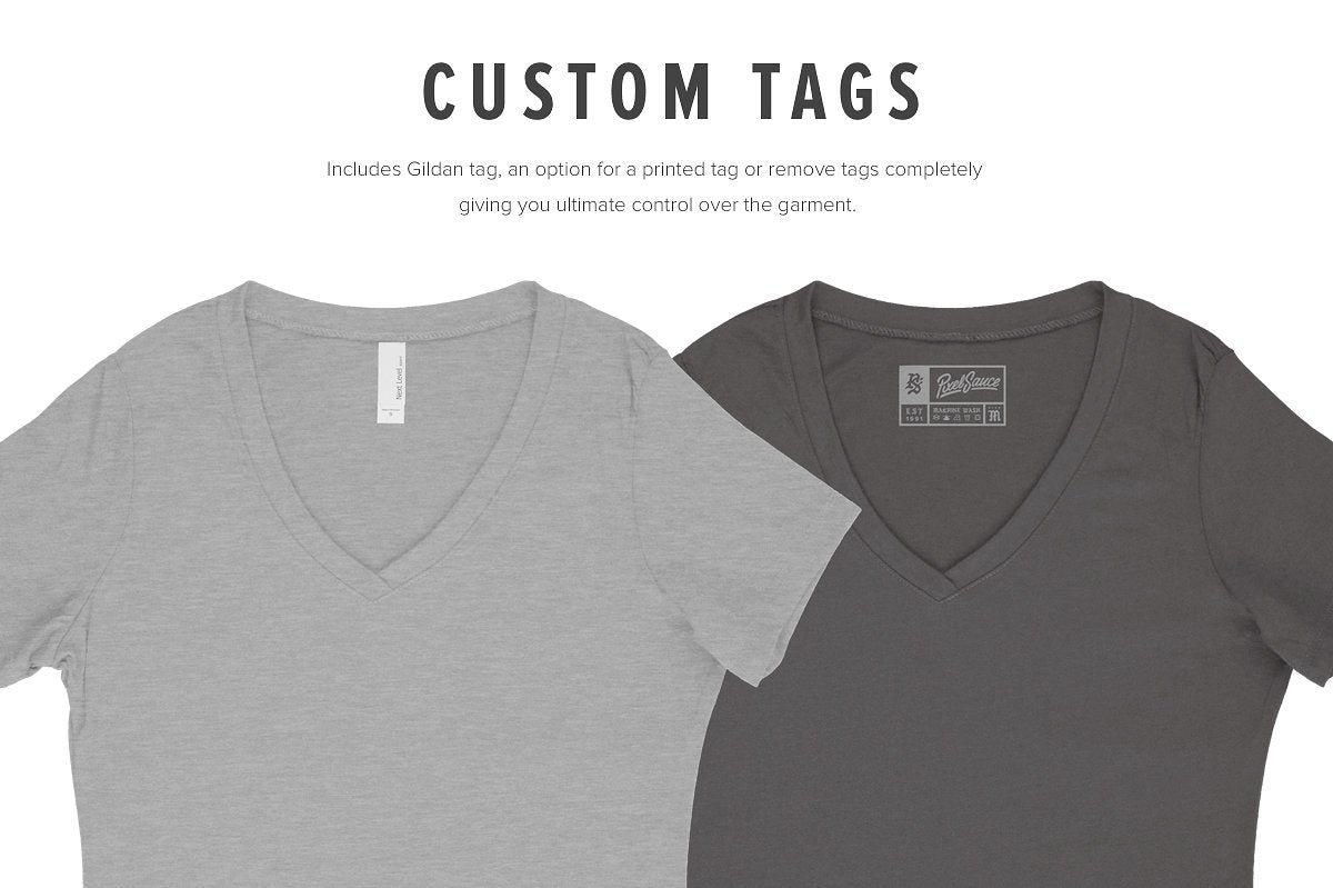 Next Level 6044 Women's V-Neck Mockups