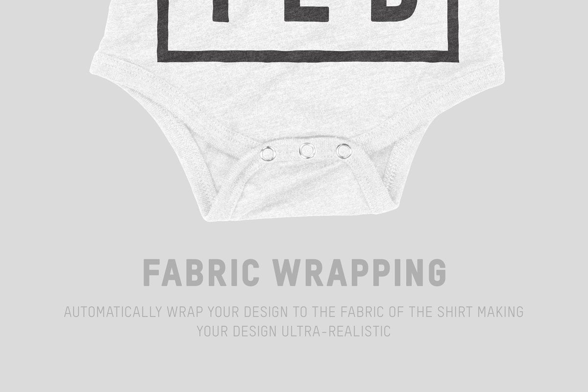 Bella + Canvas 134B Triblend One Piece Mockups