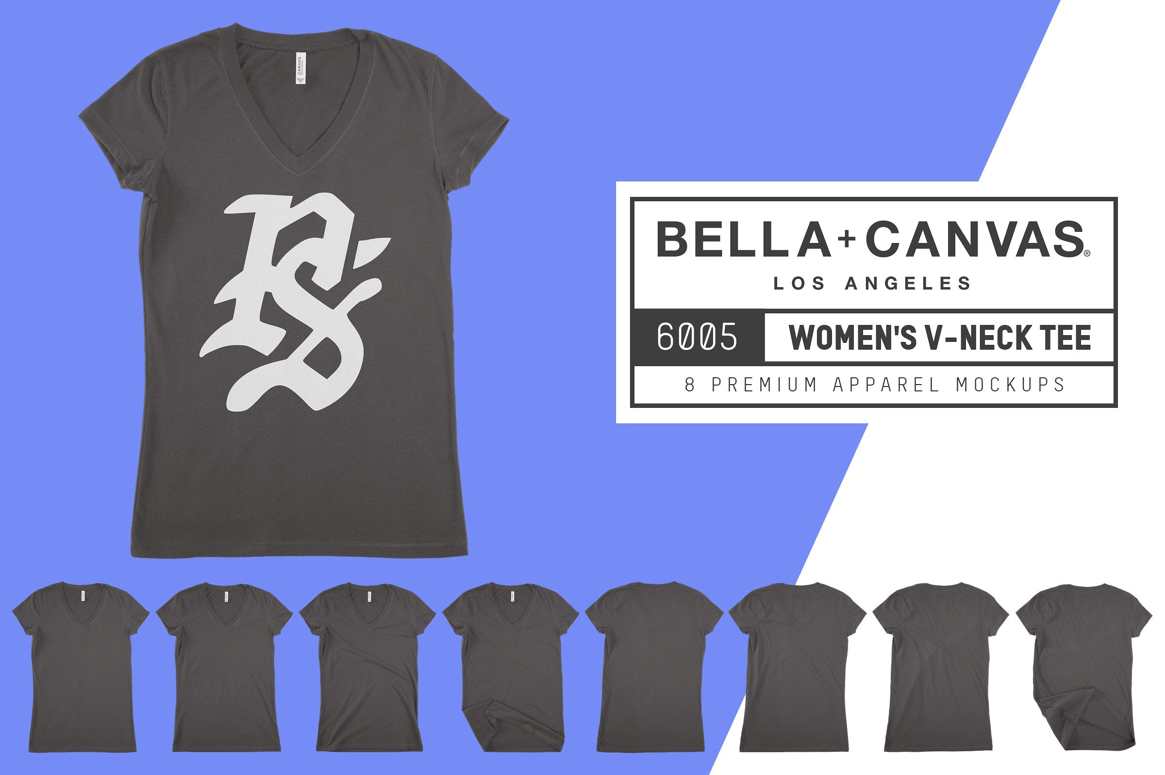 BELLA + CANVAS 6005 - Women's Jersey V-Neck Tee