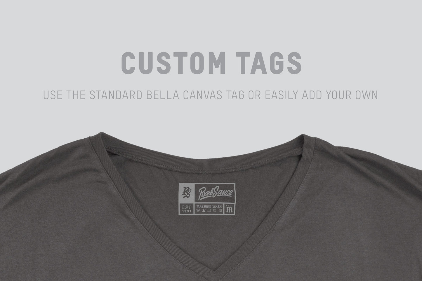 Bella + Canvas 8815 Women's Slouchy V-Neck Mockups