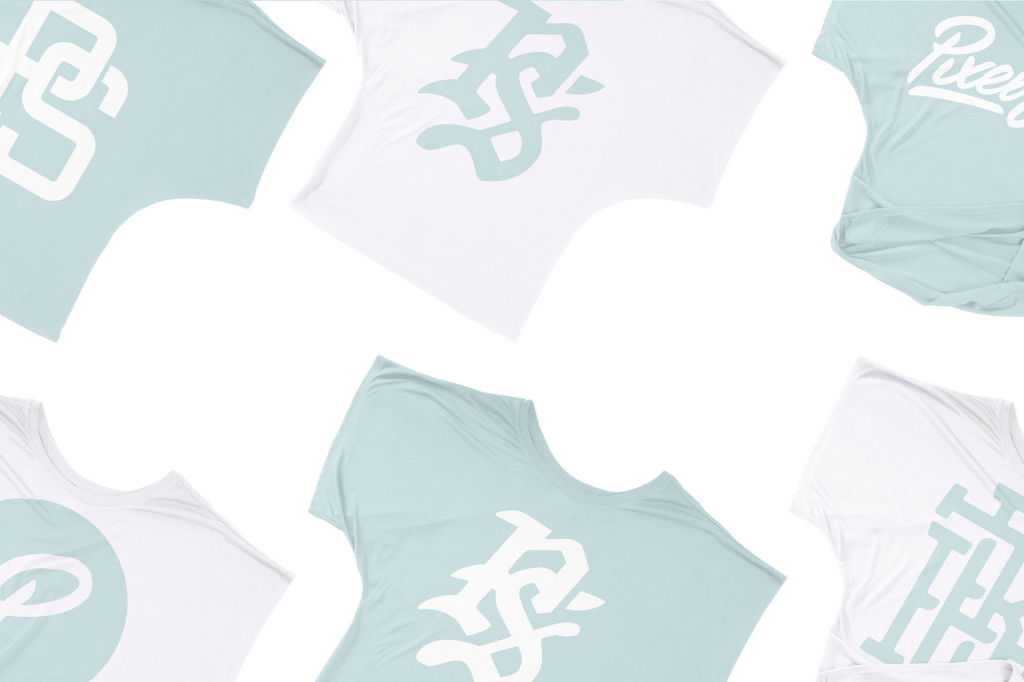 Bella + Canvas 8821 Draped Dolman T-Shirt Mockups