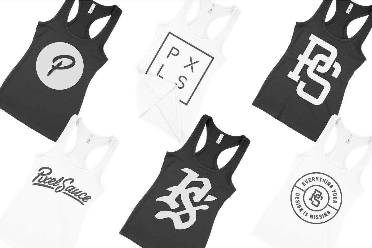 Next Level 6633 Spandex Racerback Mockups