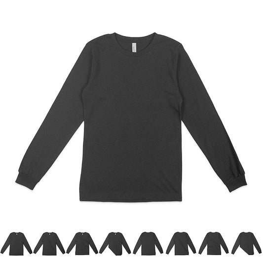 Bella + Canvas 3501CVC Heather Long Sleeve T-Shirt