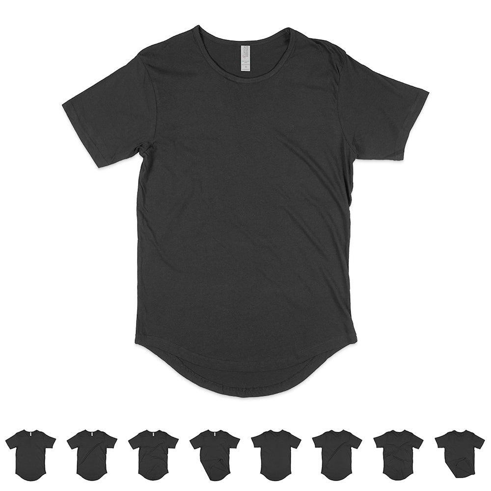Cotton Heritage MC1050 Unisex Drop Tail T-Shirt