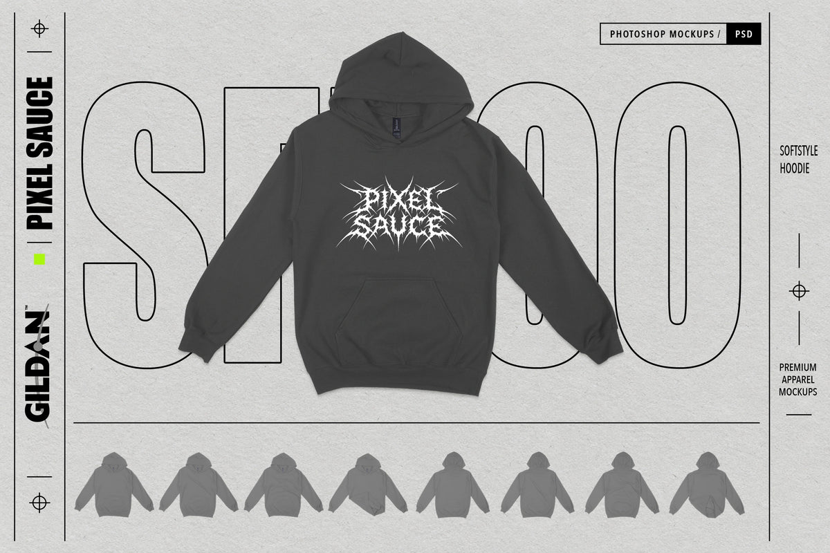 Gildan SF500 Softstyle Hooded Sweatshirt