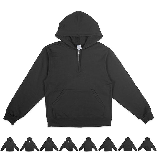 Jerzees 994MR Quarter-Zip Hooded Sweatshirt