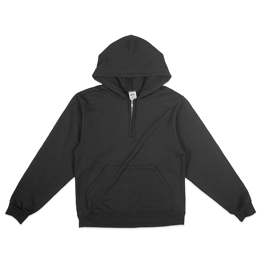 Jerzees 994MR Quarter-Zip Hooded Sweatshirt