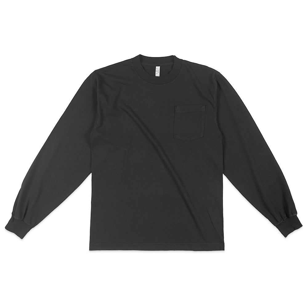 Los Angeles Apparel 1810GD Long Sleeve Garment Dye Pocket T-Shirt