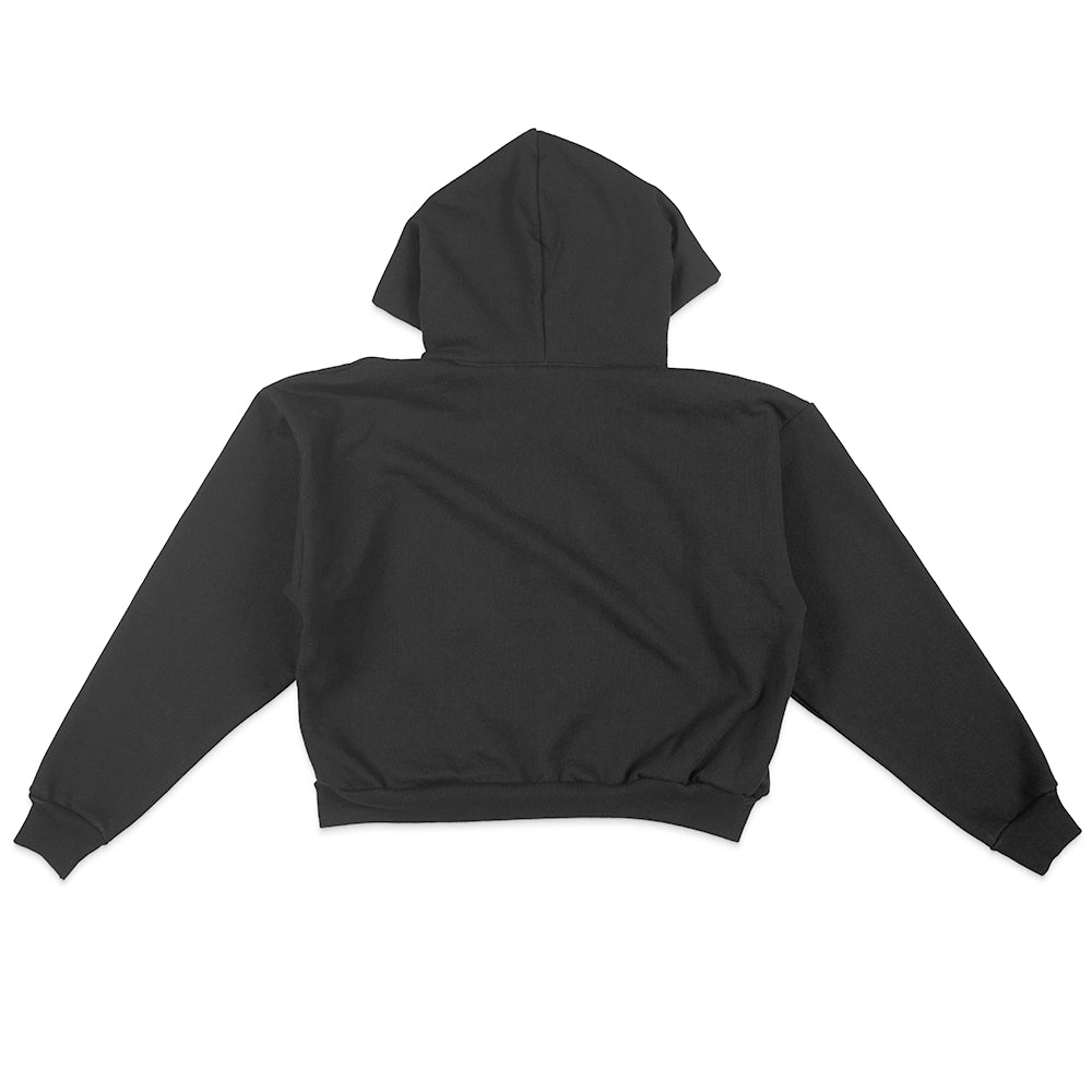 Los Angeles Apparel HF16 Cropped Zip Up Hoodie