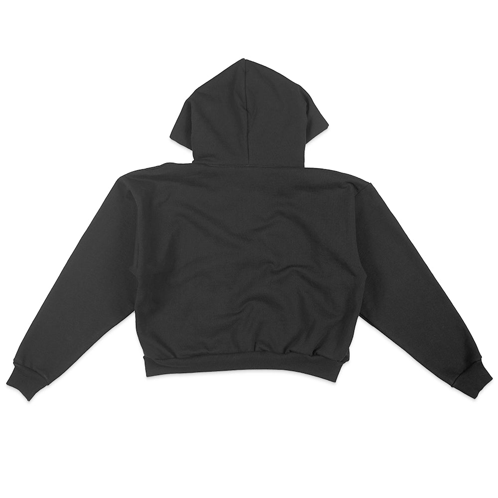 Los Angeles Apparel HF16 Cropped Zip Up Hoodie