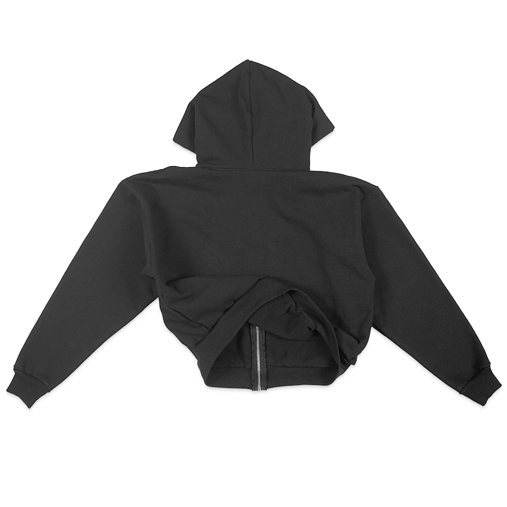 Los Angeles Apparel HF16 Cropped Zip Up Hoodie