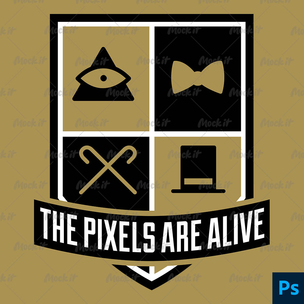 Pixels Are Alive Merch Design