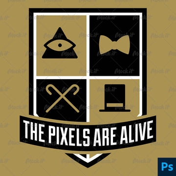 Pixels Are Alive Merch Design