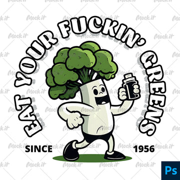 Eat Your Greens Merch Design