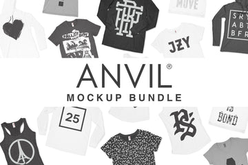 Anvil Knitwear Apparel Mockups Bundle
