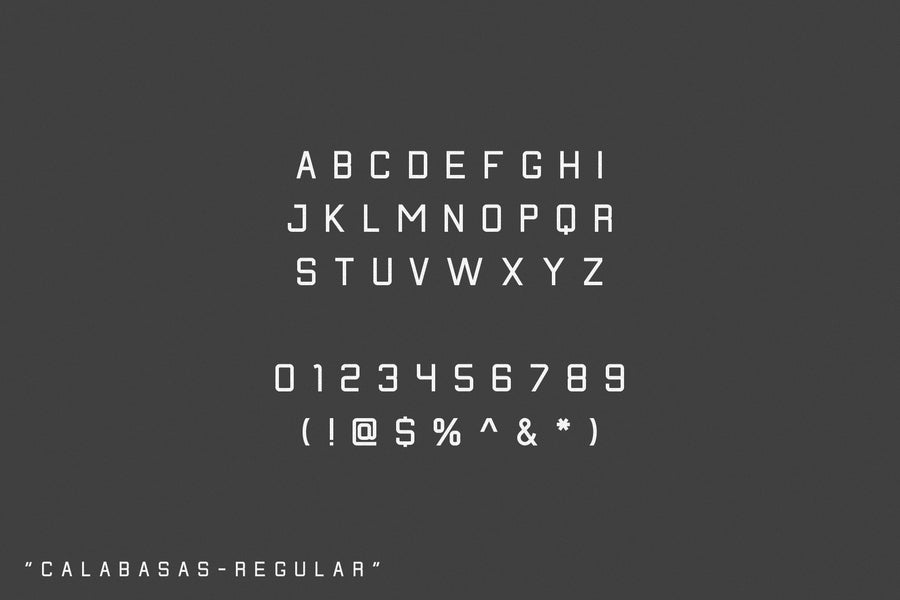 Calabasas | Display Font Family