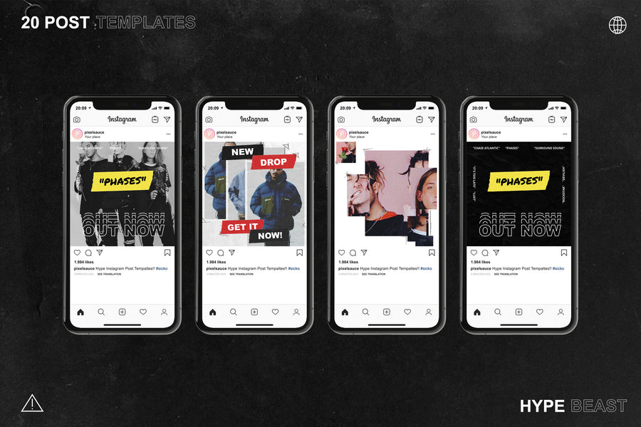 Hype Instagram Story & Post Templates