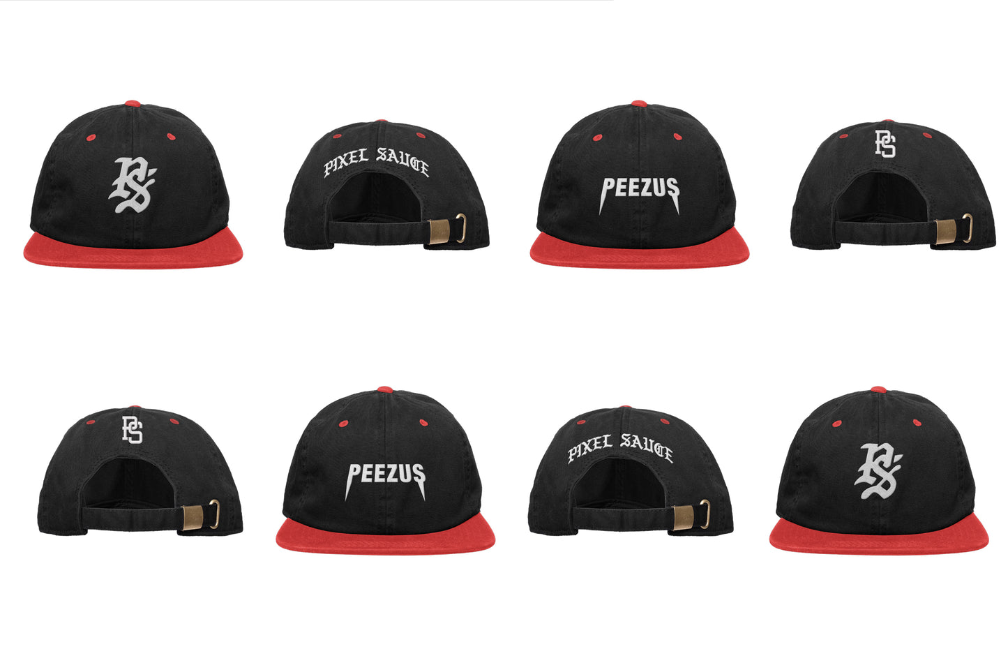 6 Panel Hat Mockups