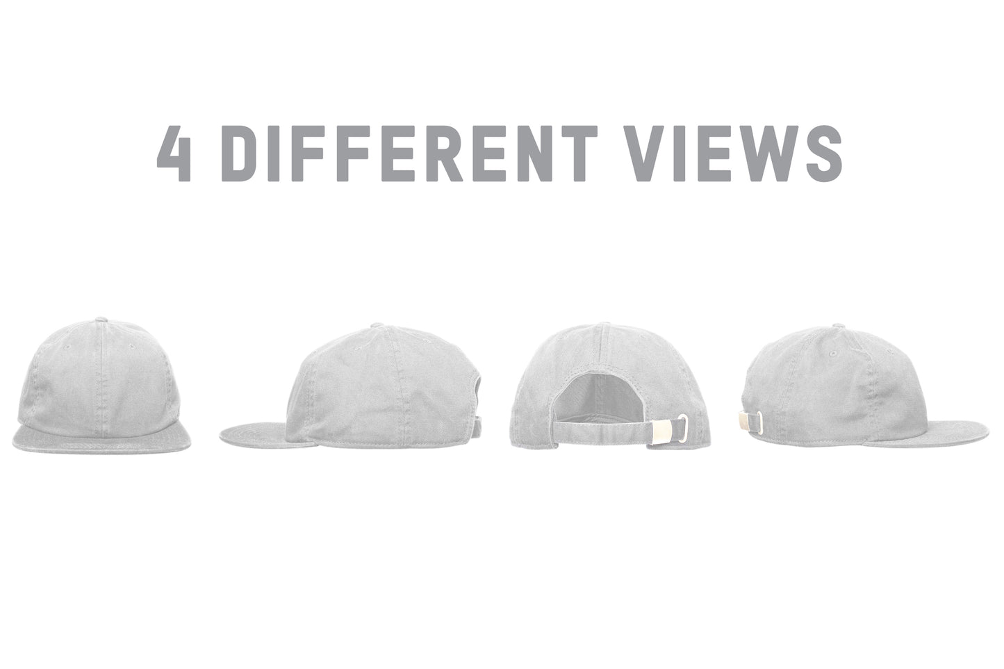 6 Panel Hat Mockups