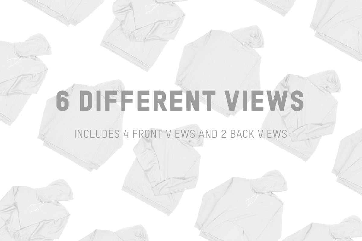 American Apparel F498 Flex Fleece Pullover Hoodie Mockups