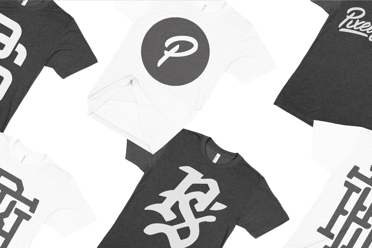 American Apparel TR401 Triblend Crewneck Track T-Shirt Mockups